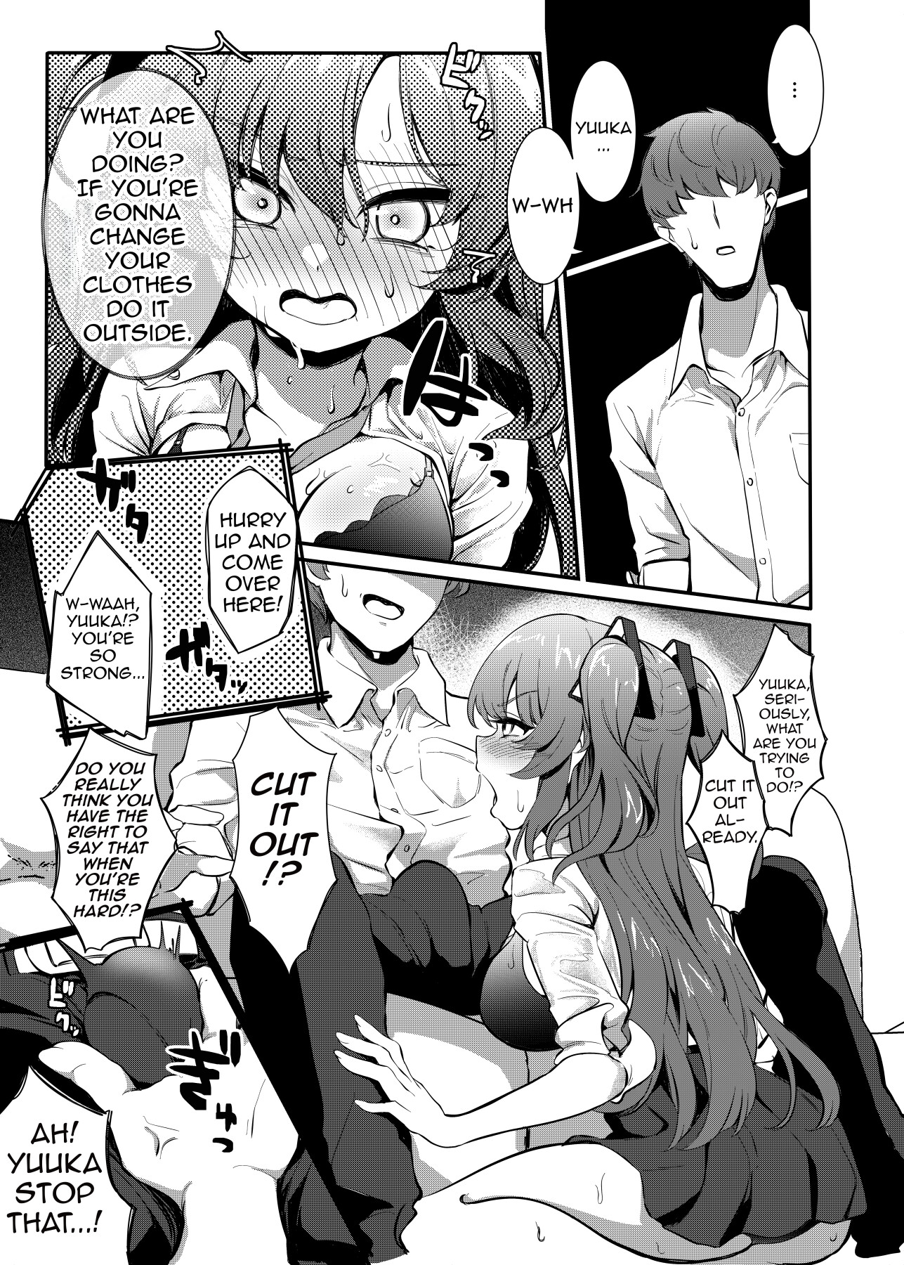 Hentai Manga Comic-Sweaty sex with Yuuka-Read-8